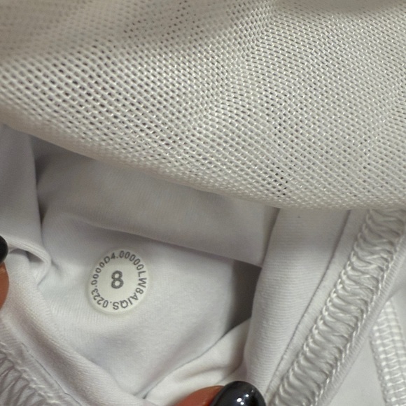Lululemon Mesh Pleat Tennis Skirt White Size 8 - Picture 5 of 8